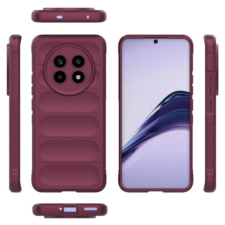 For Realme 13 Pro 5G Global Magic Shield TPU + Flannel Phone Case