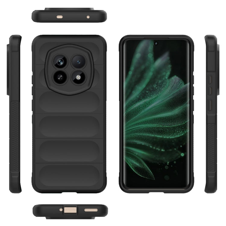 For Realme P2 Pro 5G Global Magic Shield TPU + Flannel Phone Case