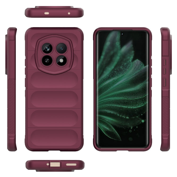 For Realme P2 Pro 5G Global Magic Shield TPU + Flannel Phone Case