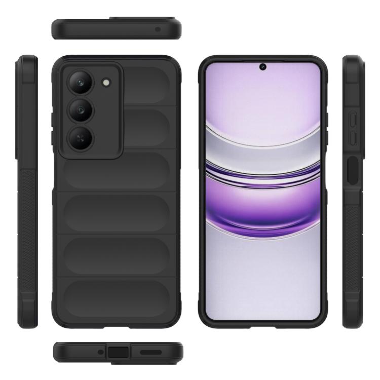 For Realme V60 Pro / 14x 5G Global Magic Shield TPU + Flannel Phone Case