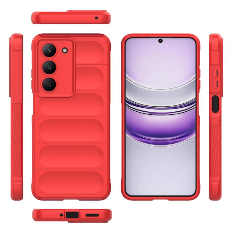 For Realme V60 Pro / 14x 5G Global Magic Shield TPU + Flannel Phone Case