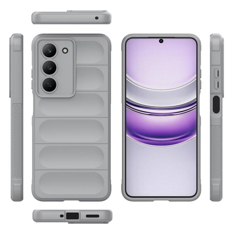 For Realme V60 Pro / 14x 5G Global Magic Shield TPU + Flannel Phone Case