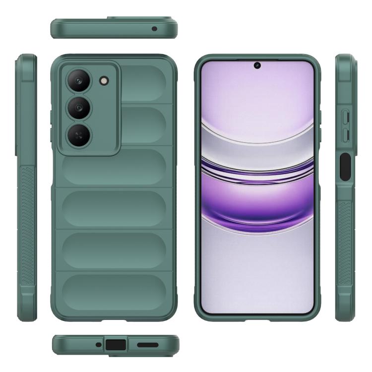 For Realme V60 Pro / 14x 5G Global Magic Shield TPU + Flannel Phone Case