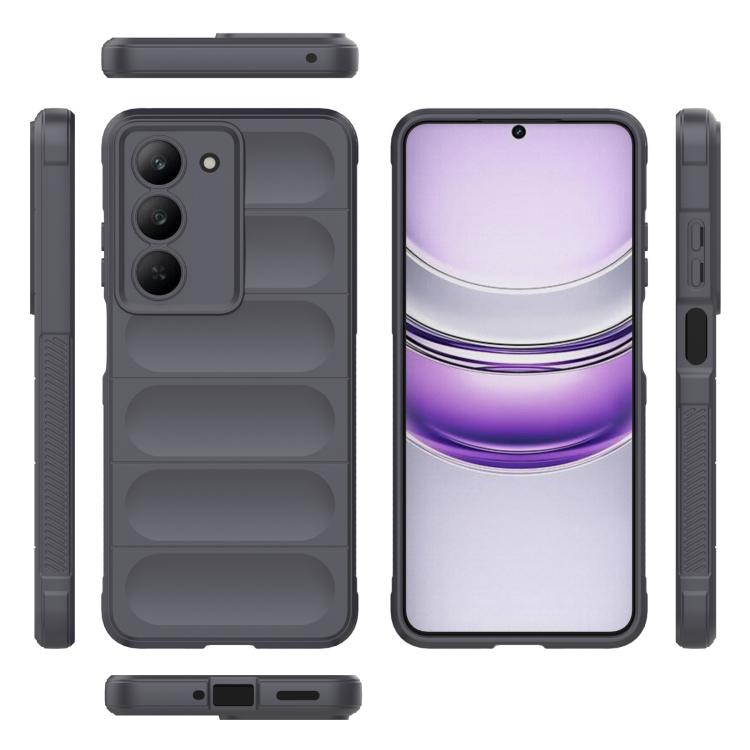 For Realme V60 Pro / 14x 5G Global Magic Shield TPU + Flannel Phone Case