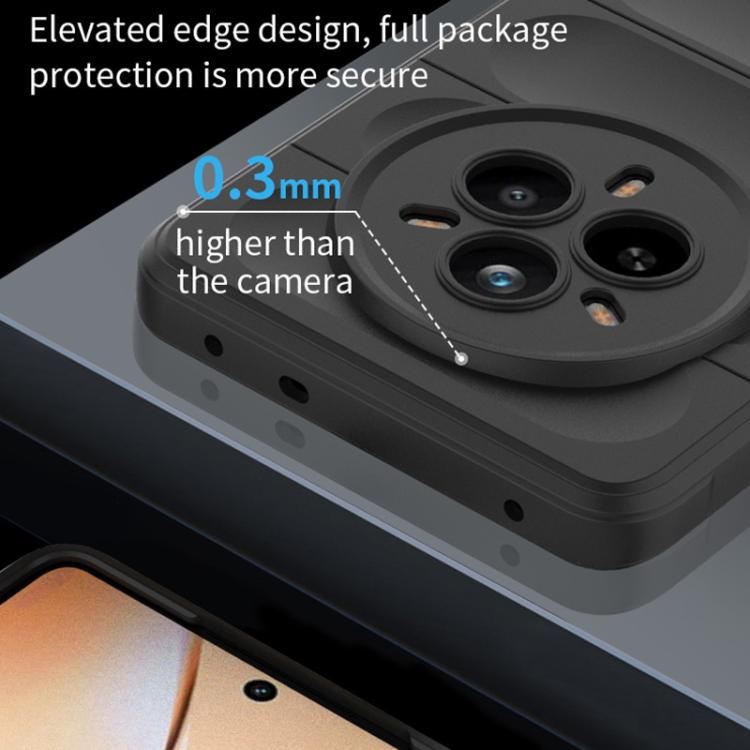 For Realme 14 Pro 5G Global Magic Shield TPU + Flannel Phone Case