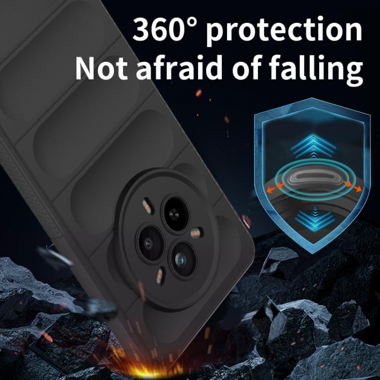 For Realme 14 Pro 5G Global Magic Shield TPU + Flannel Phone Case