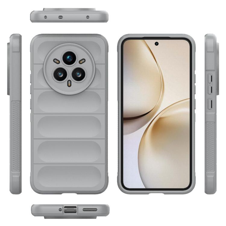 For Realme 14 Pro+ 5G Magic Shield TPU + Flannel Phone Case