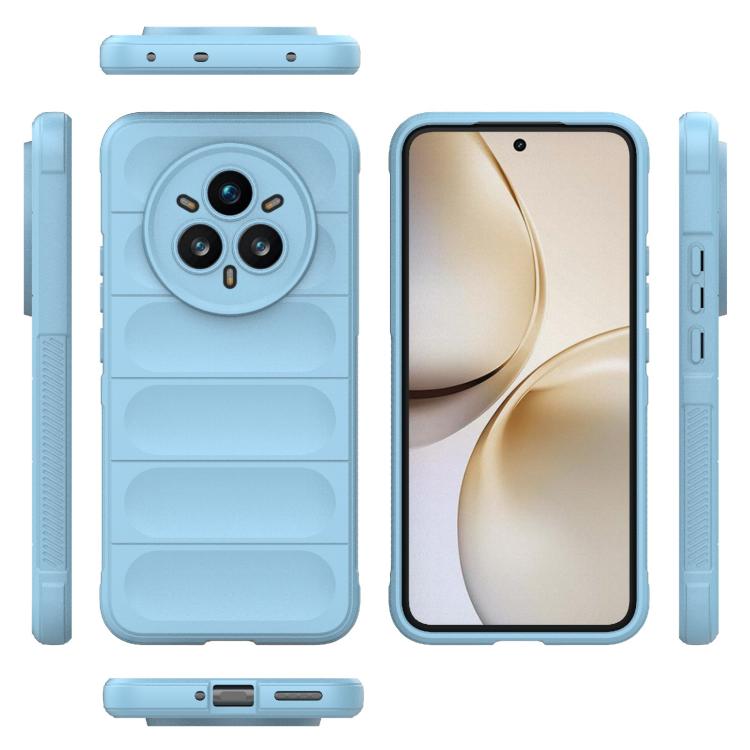 For Realme 14 Pro+ 5G Magic Shield TPU + Flannel Phone Case
