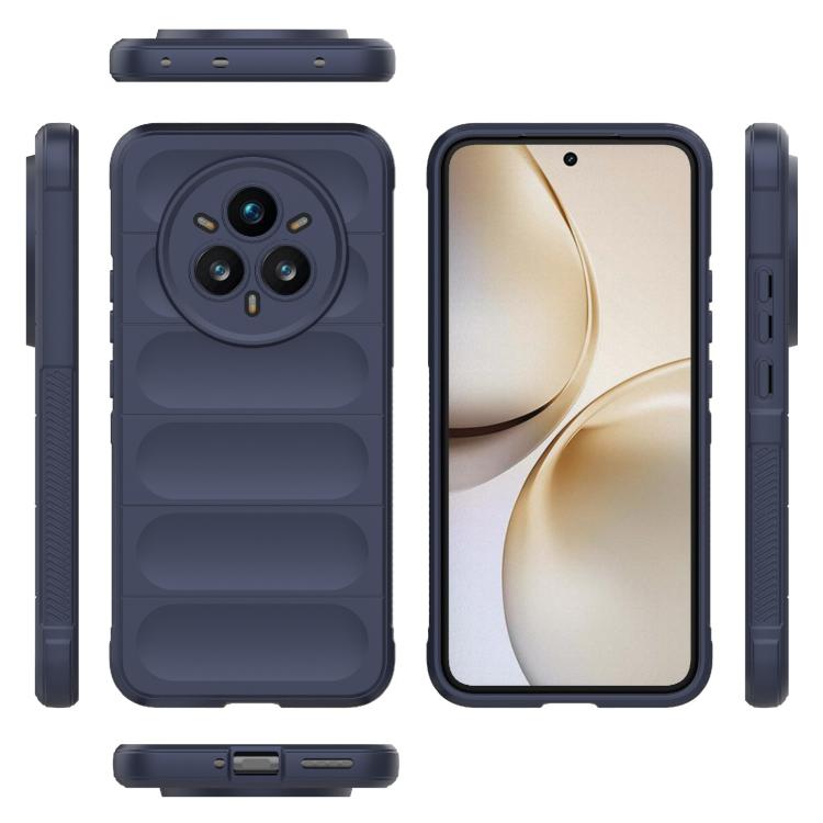 For Realme 14 Pro+ 5G Magic Shield TPU + Flannel Phone Case