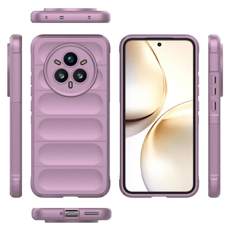 For Realme 14 Pro+ 5G Magic Shield TPU + Flannel Phone Case
