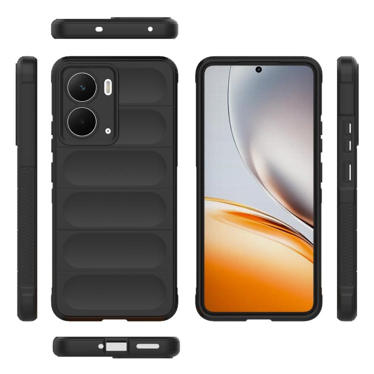 For Realme P3 5G Global Magic Shield TPU + Flannel Phone Case