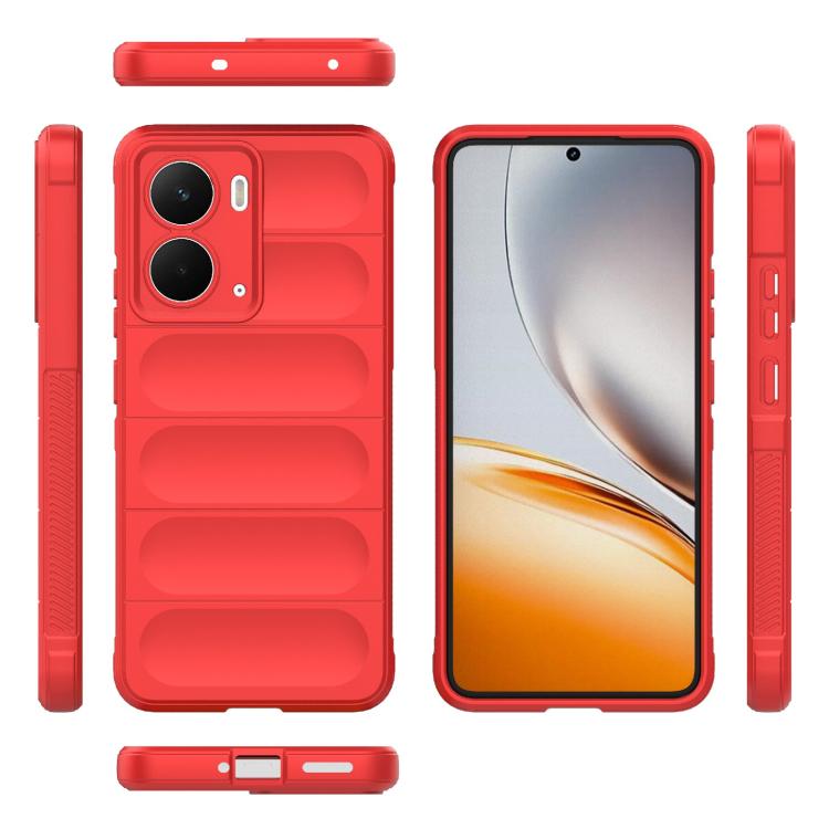 For Realme P3 5G Global Magic Shield TPU + Flannel Phone Case