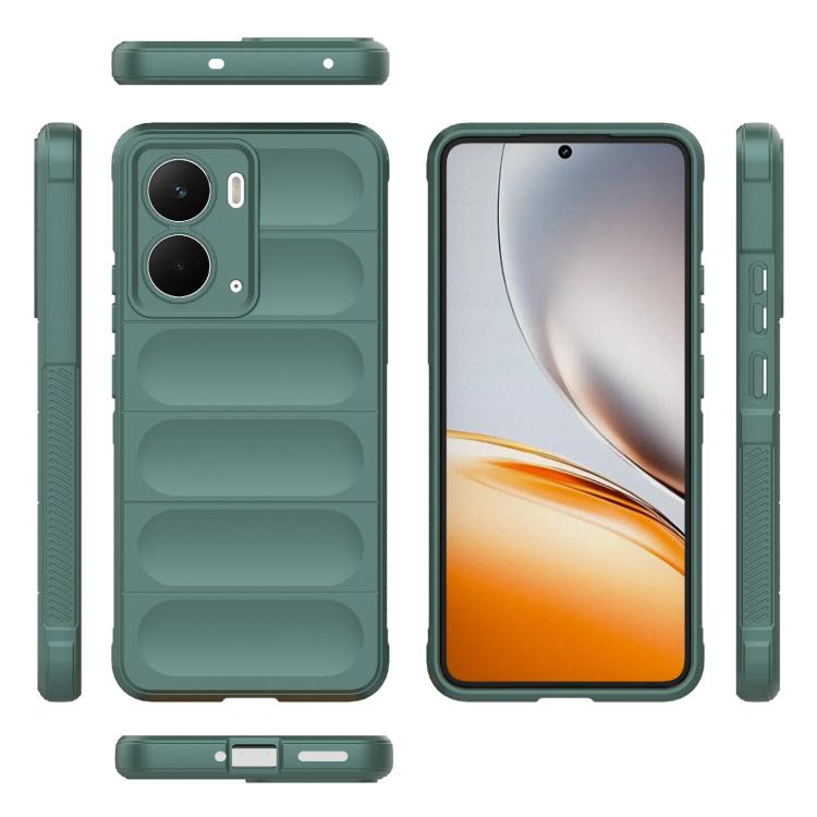 For Realme P3 5G Global Magic Shield TPU + Flannel Phone Case