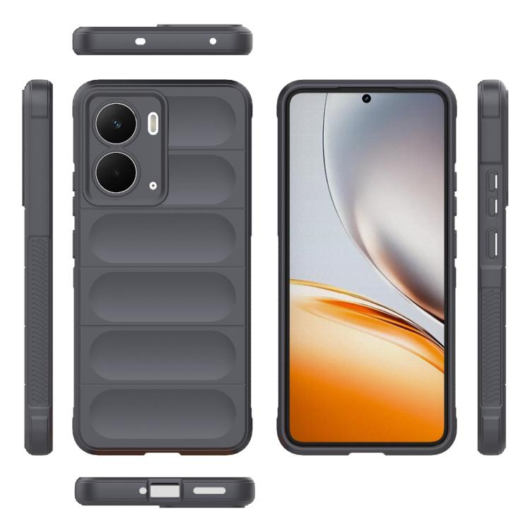For Realme P3 5G Global Magic Shield TPU + Flannel Phone Case