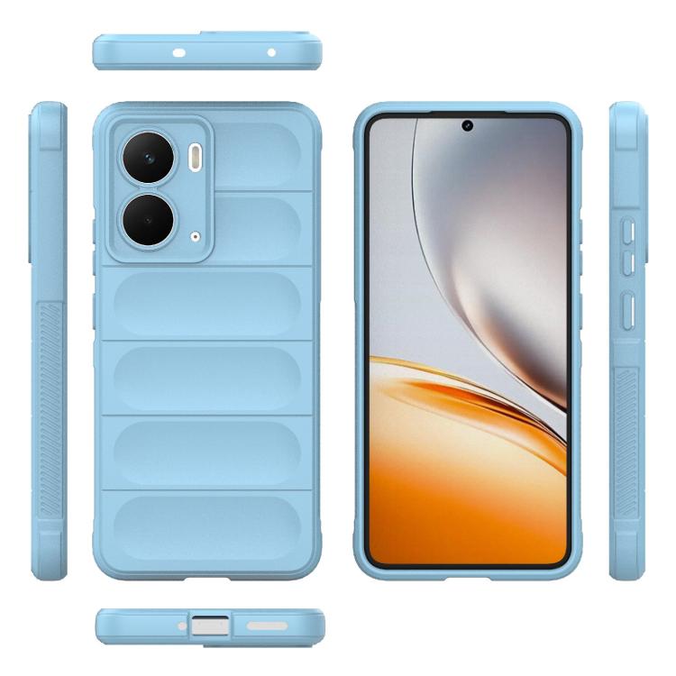 For Realme P3 5G Global Magic Shield TPU + Flannel Phone Case