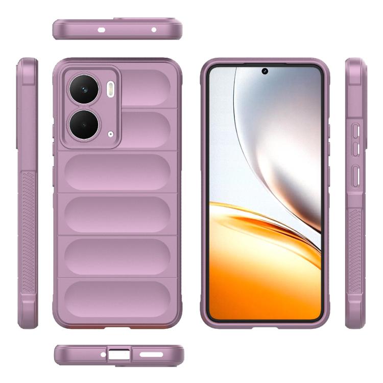 For Realme P3 5G Global Magic Shield TPU + Flannel Phone Case
