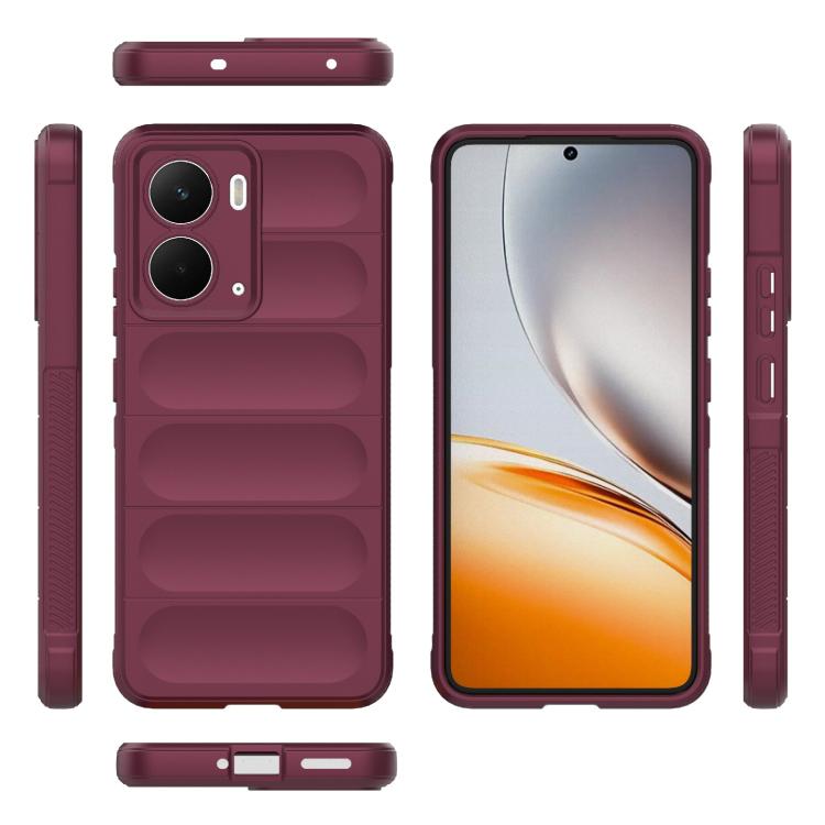 For Realme P3 5G Global Magic Shield TPU + Flannel Phone Case