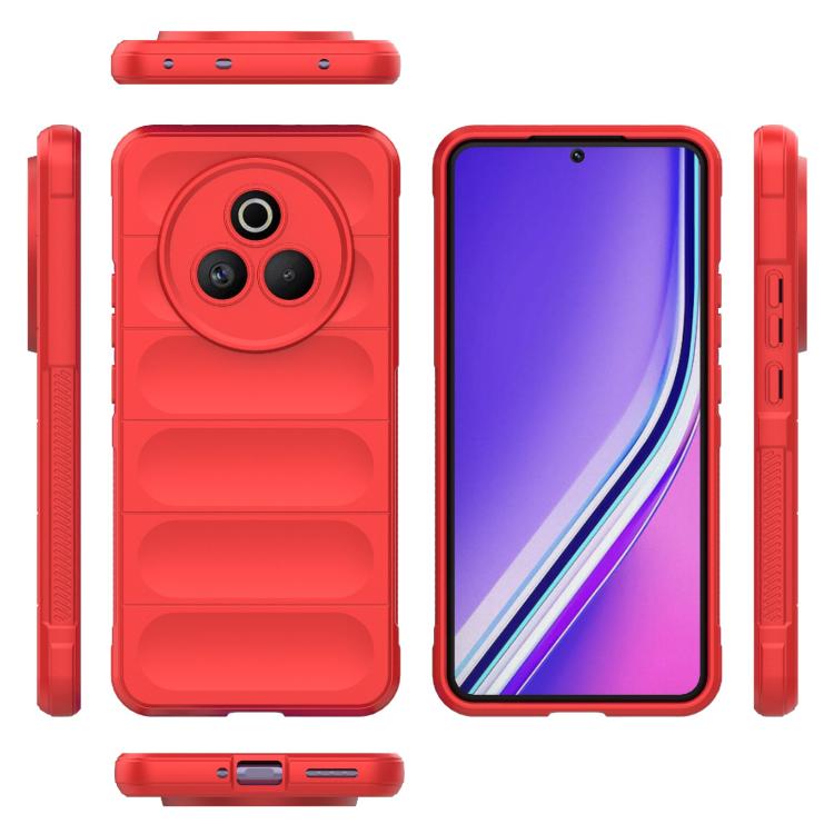 For Realme P3 Pro 5G Global Magic Shield TPU + Flannel Phone Case