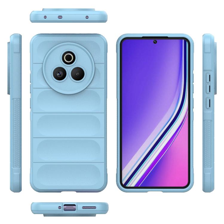 For Realme P3 Pro 5G Global Magic Shield TPU + Flannel Phone Case