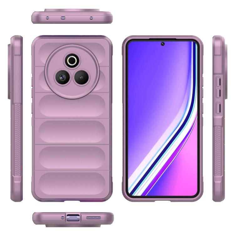 For Realme P3 Pro 5G Global Magic Shield TPU + Flannel Phone Case