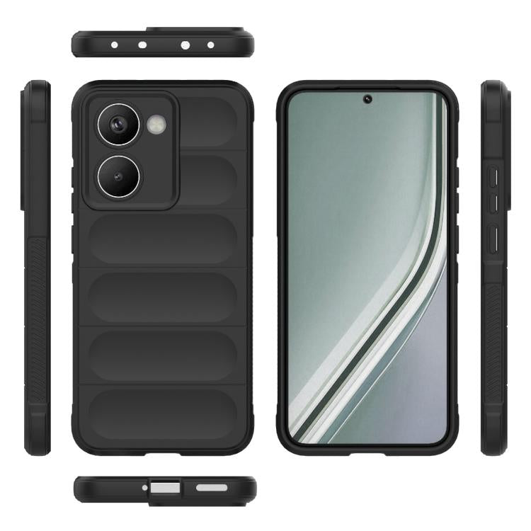 For Realme P3 Ultra 5G India Magic Shield TPU + Flannel Phone Case