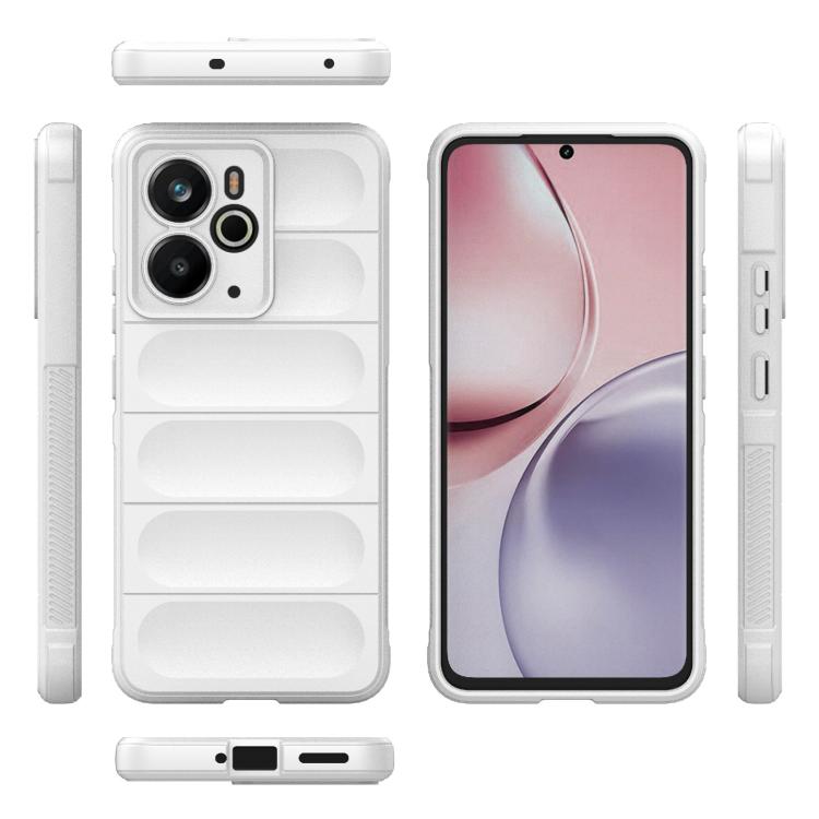 For Realme 14 5G Global Magic Shield TPU + Flannel Phone Case