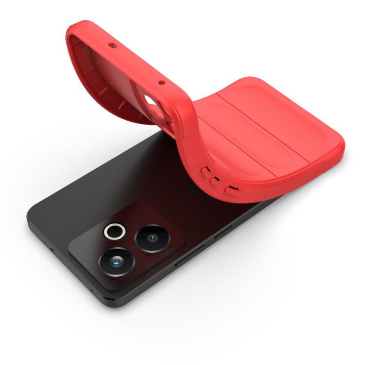 For Realme 14T 5G Global Magic Shield TPU + Flannel Phone Case