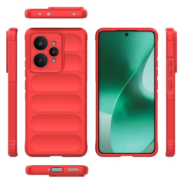 For Realme 15 5G Global Magic Shield TPU + Flannel Phone Case