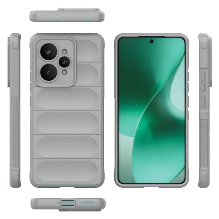 For Realme 15 5G Global Magic Shield TPU + Flannel Phone Case