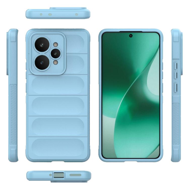 For Realme 15 5G Global Magic Shield TPU + Flannel Phone Case