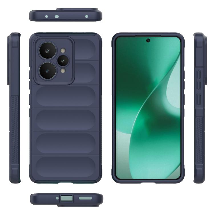 For Realme 15 5G Global Magic Shield TPU + Flannel Phone Case