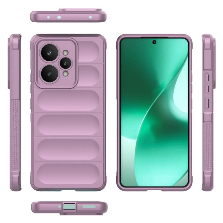 For Realme 15 5G Global Magic Shield TPU + Flannel Phone Case