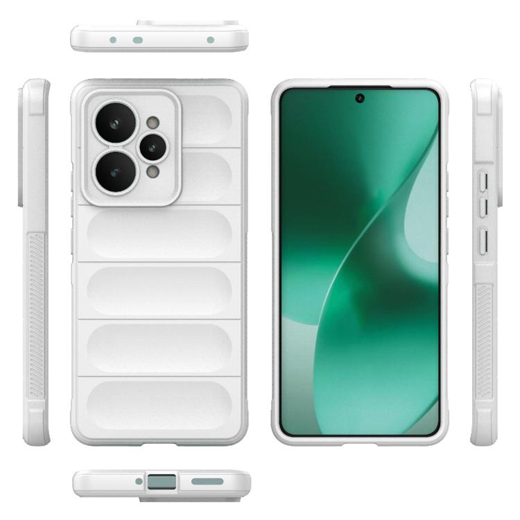For Realme 15 5G Global Magic Shield TPU + Flannel Phone Case