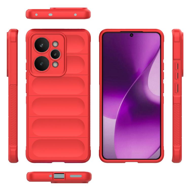 For Realme 15 Pro 5G Global Magic Shield TPU + Flannel Phone Case