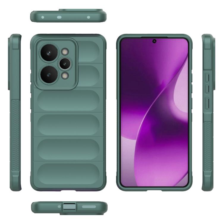 For Realme 15 Pro 5G Global Magic Shield TPU + Flannel Phone Case