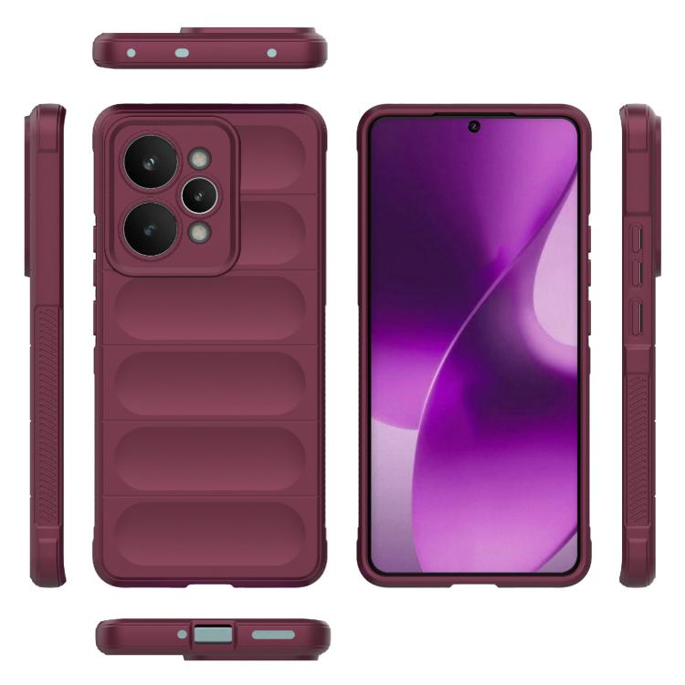 For Realme 15 Pro 5G Global Magic Shield TPU + Flannel Phone Case
