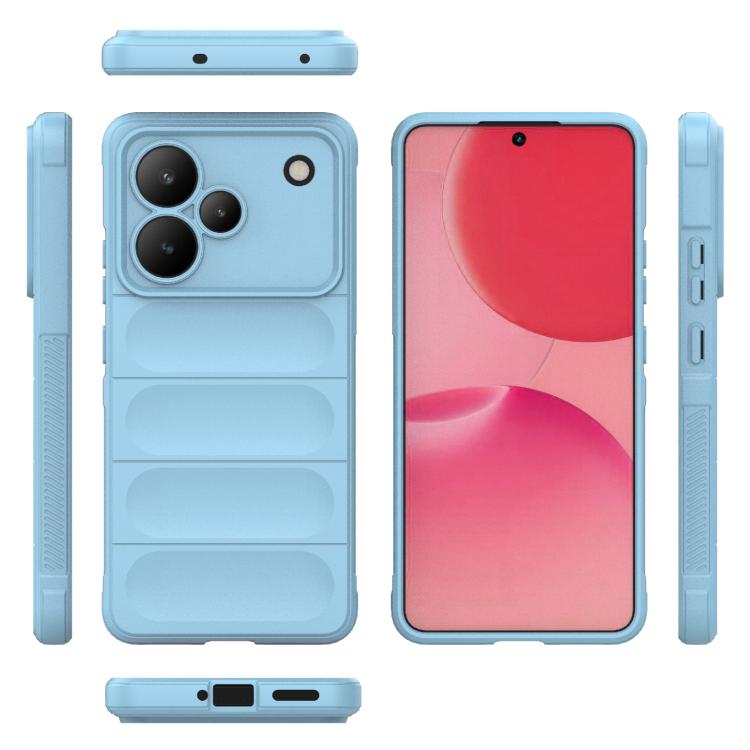 For Realme P4 5G India Magic Shield TPU + Flannel Phone Case