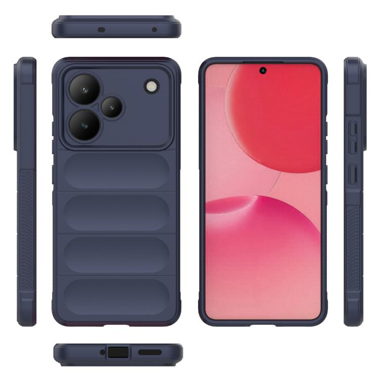 For Realme P4 5G India Magic Shield TPU + Flannel Phone Case