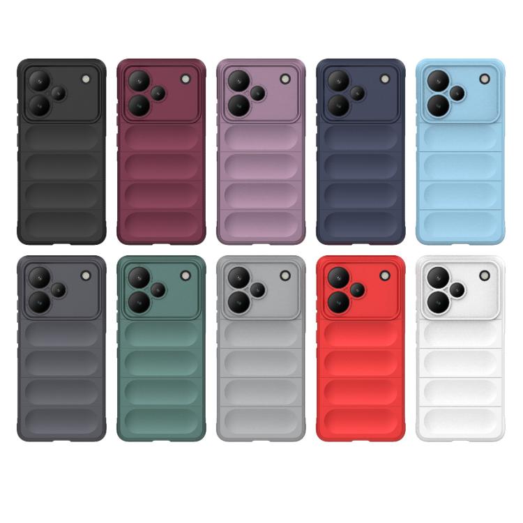 For Realme P4 5G India Magic Shield TPU + Flannel Phone Case