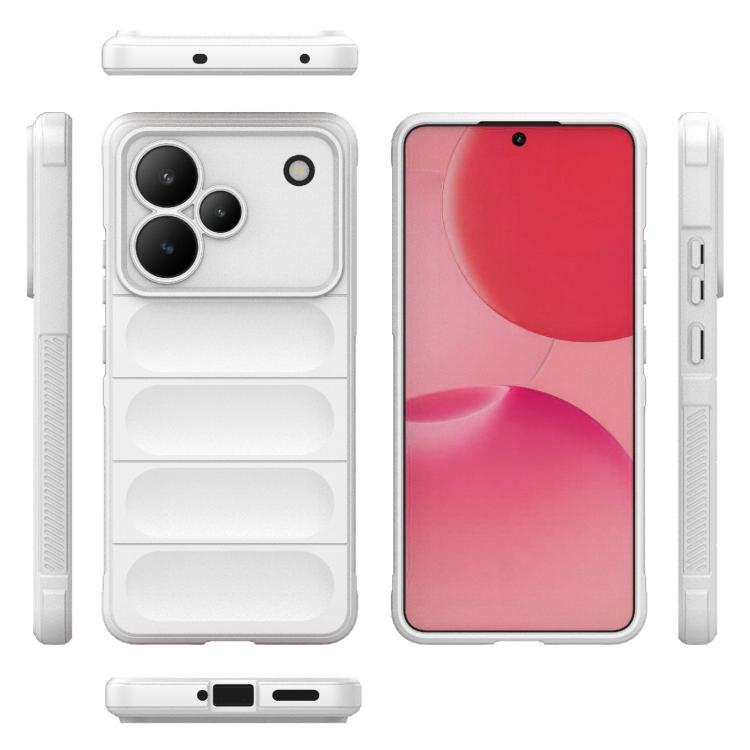 For Realme P4 5G India Magic Shield TPU + Flannel Phone Case