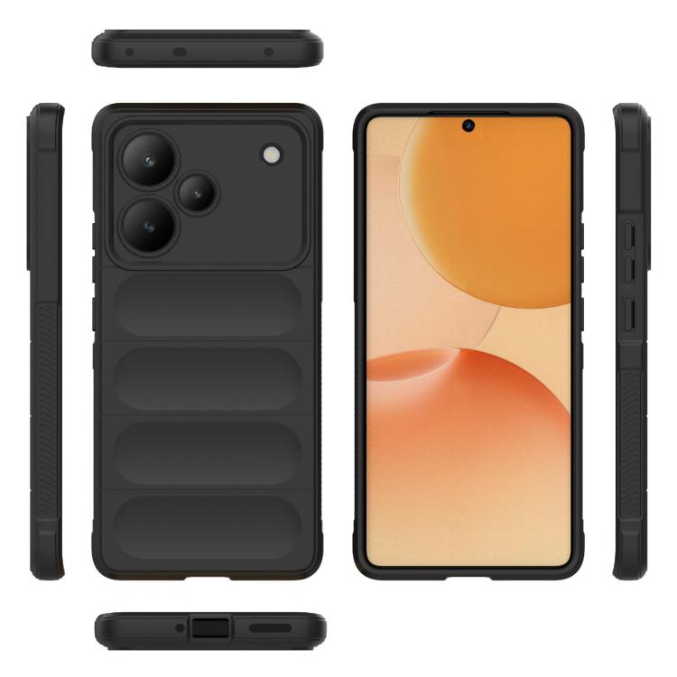 For Realme P4 Pro 5G India Magic Shield TPU + Flannel Phone Case