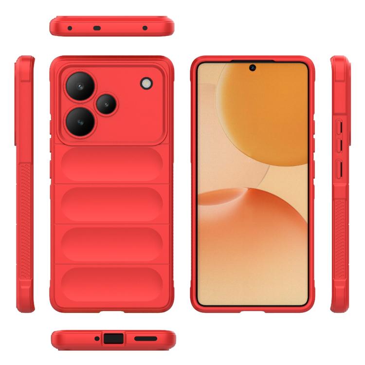For Realme P4 Pro 5G India Magic Shield TPU + Flannel Phone Case