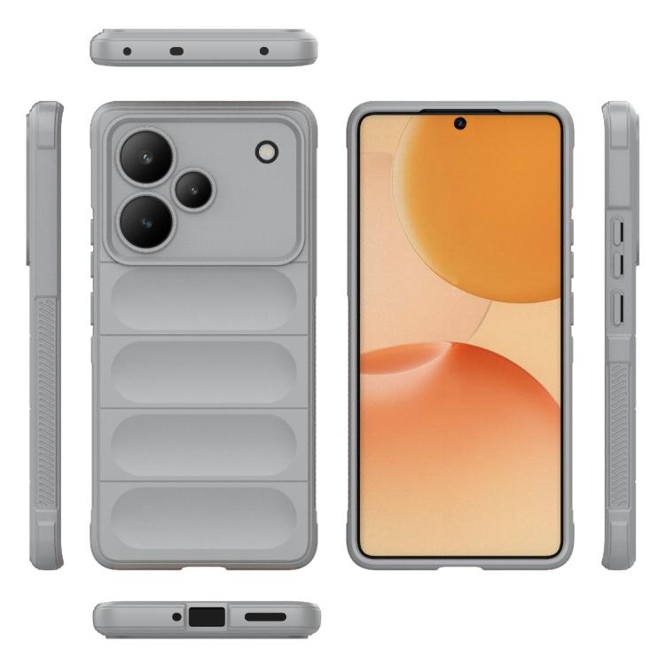 For Realme P4 Pro 5G India Magic Shield TPU + Flannel Phone Case