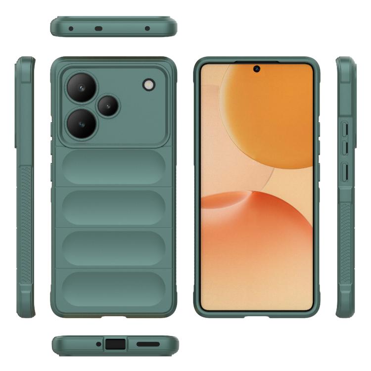 For Realme P4 Pro 5G India Magic Shield TPU + Flannel Phone Case
