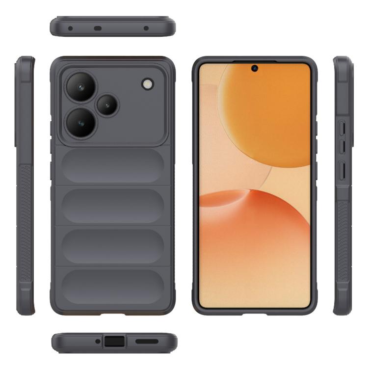 For Realme P4 Pro 5G India Magic Shield TPU + Flannel Phone Case