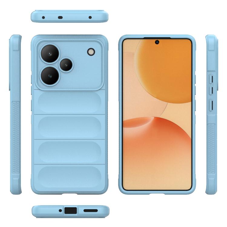 For Realme P4 Pro 5G India Magic Shield TPU + Flannel Phone Case