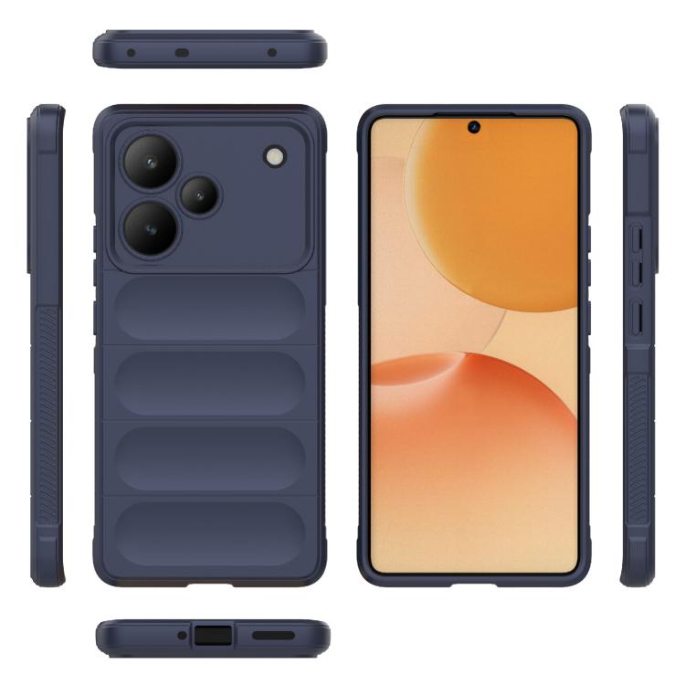 For Realme P4 Pro 5G India Magic Shield TPU + Flannel Phone Case