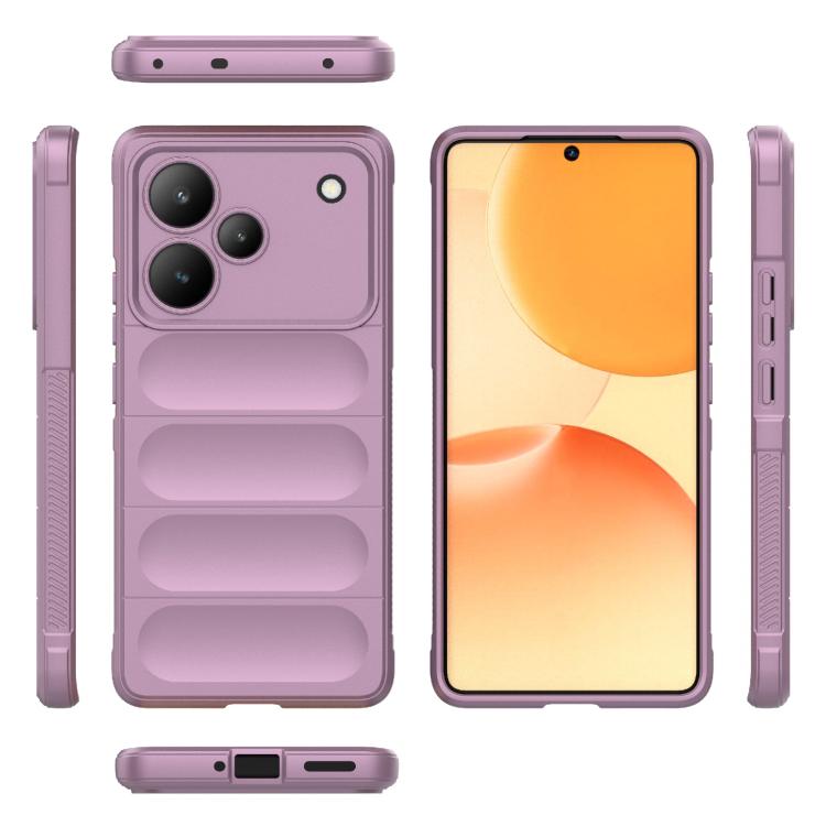 For Realme P4 Pro 5G India Magic Shield TPU + Flannel Phone Case