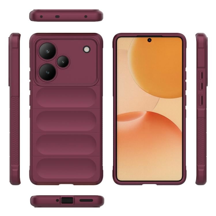 For Realme P4 Pro 5G India Magic Shield TPU + Flannel Phone Case