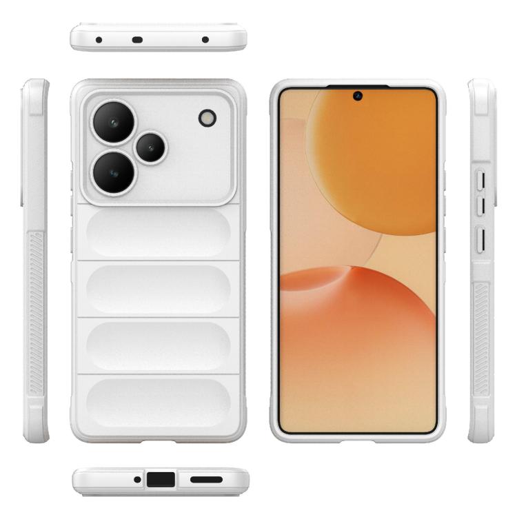 For Realme P4 Pro 5G India Magic Shield TPU + Flannel Phone Case